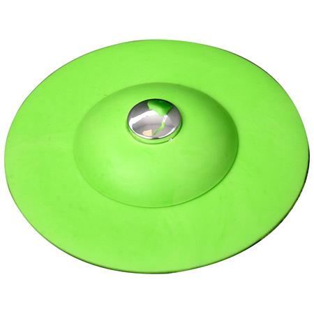 SILICONE PLUG WITH STRAINER GREEN