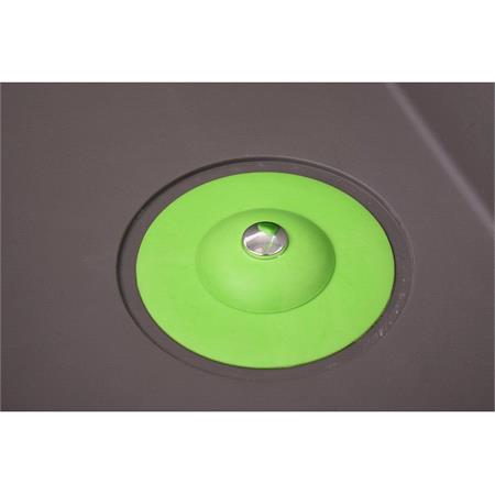 SILICONE PLUG WITH STRAINER GREEN
