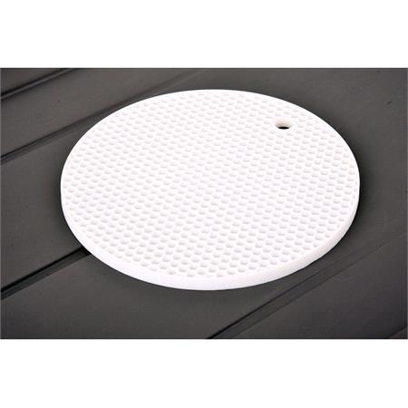 SILICONE MAT FOR HOT POT WHITE