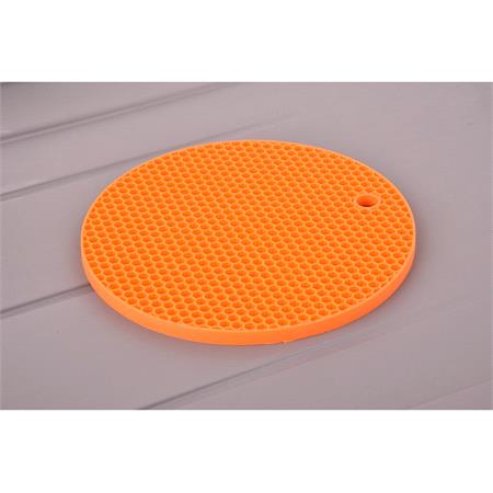 SILICONE MAT FOR HOT POT ORANGE