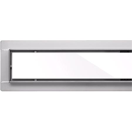 LINEAR DRAIN WET&DRY WHITE GLASS 60 CM