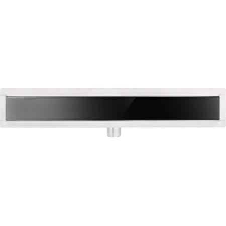 LINEAR DRAIN WET&DRY BLACK GLASS 70 CM