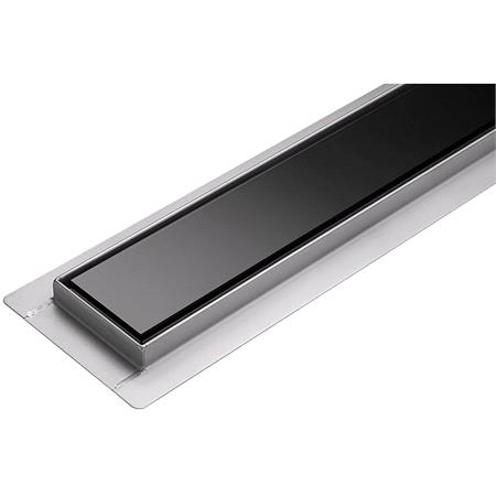 LINEAR DRAIN BLACK GLASS 60 CM WET&DRY