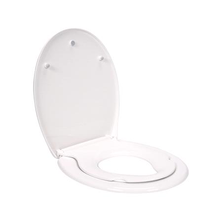 TOILET SEAT 2IN1 PP O SOFT CLOSE