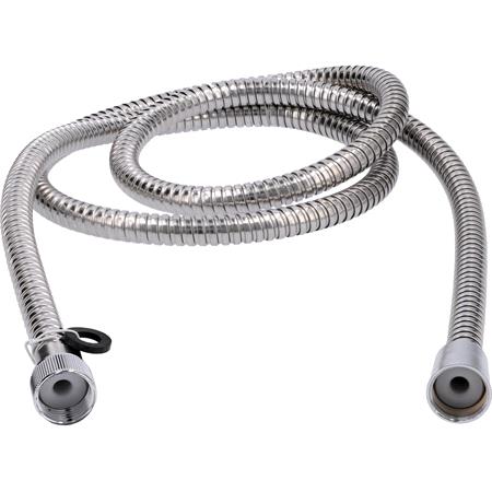SHOWER HOSE 1.75M DOUBLE LOCK POLISHED