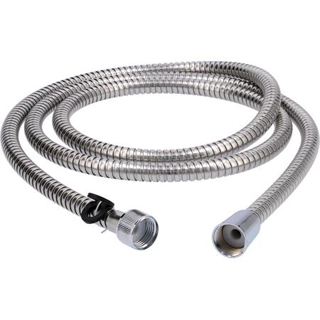 SHOWER HOSE 2.0M DOUBLE LOCK POLISHED