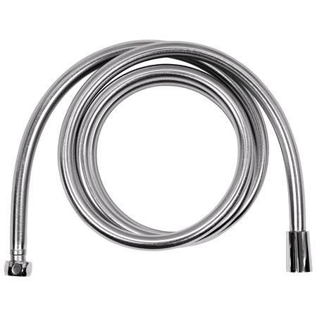 SHOWER HOSE 2.0M PVC EXTRA SILVER