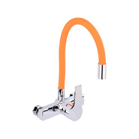 KITCHEN FAUCET ORANGE FLEXIBLE SPOUT