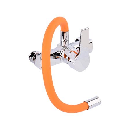 KITCHEN FAUCET ORANGE FLEXIBLE SPOUT