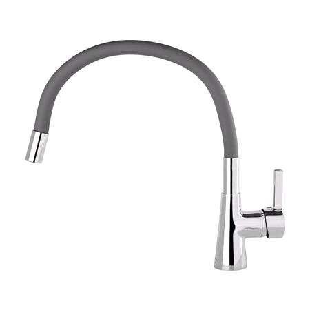 KITCHEN FAUCET D. GRAY FLEXIBLE SPOUT