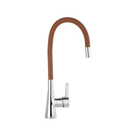 KITCHEN FAUCET BROWN FLEXIBLE SPOUT