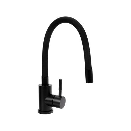KITCHEN FAUCET BLACK FLEXIBLE BLACK