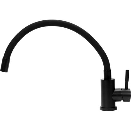 KITCHEN FAUCET BLACK FLEXIBLE BLACK