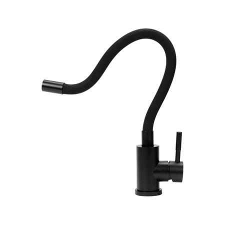 KITCHEN FAUCET BLACK FLEXIBLE BLACK