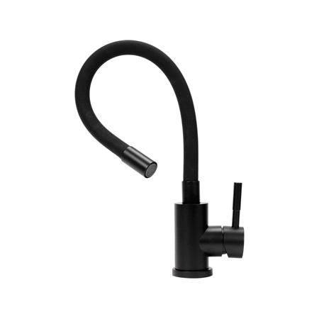 KITCHEN FAUCET BLACK FLEXIBLE BLACK