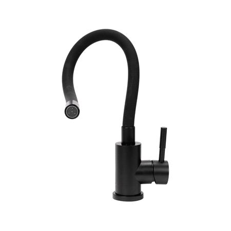KITCHEN FAUCET BLACK FLEXIBLE BLACK