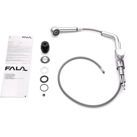 SINGLE LEVER SINK MIXER STEELY 5