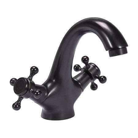 BASIN MIXER RETRO BLACK 1
