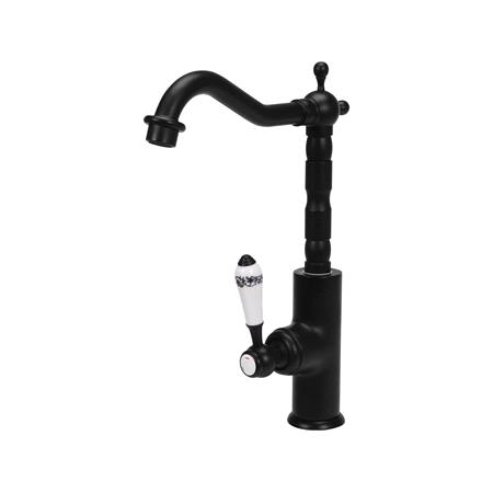 SINGLE LEVER SINK MIXER RETRO BLACK 2