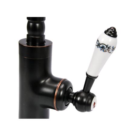 SINGLE LEVER SINK MIXER RETRO BLACK 2