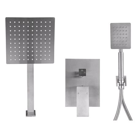 BUILT IN SHOWER SYSTEM STEELY S
