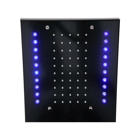 SHOWER PANEL STEELY 3 BLACK TITANIUM