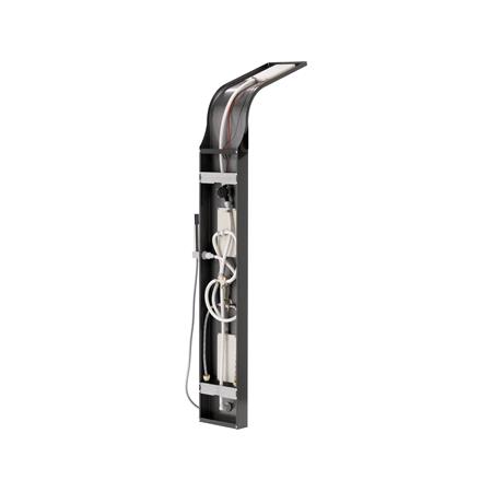 SHOWER PANEL STEELY 3 BLACK TITANIUM