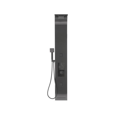SHOWER PANEL STEELY 4 BLACK TITANIUM