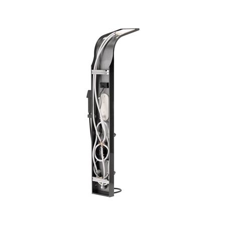 SHOWER PANEL STEELY 5 BLACK TITANIUM