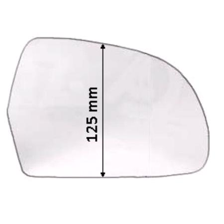 Right Wing Mirror Cover (primed) for Audi A5 Sportback, 2009 2011