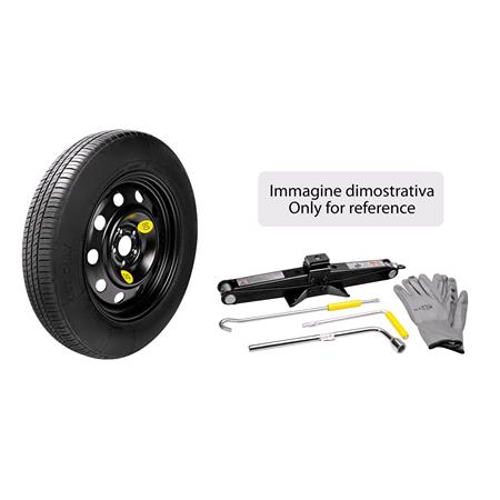16" Steel Spare Wheel Kit For Dacia DUSTER Box 2011 to 2017 | 145/90 R16 