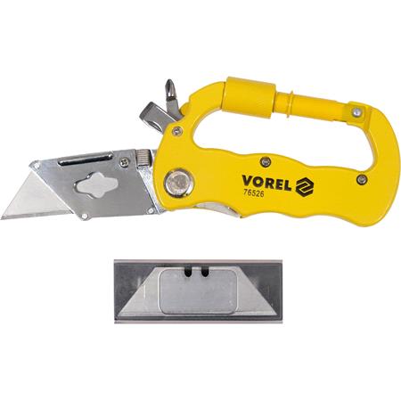 FOLDING UTILITY KNIFE, BLADE 61x33x0.5MM