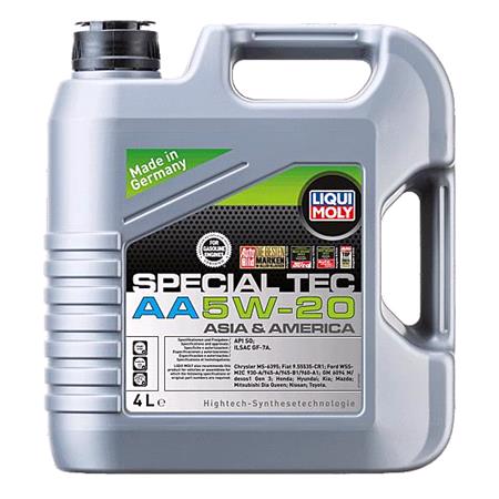 Liqui Moly 5W 20 Special Tec AA Engine Oil   4 Litres