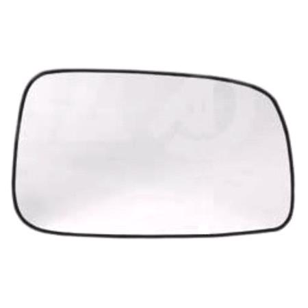 Right Stick On Wing Mirror Glass for Toyota AVENSIS Saloon, 2003 2006