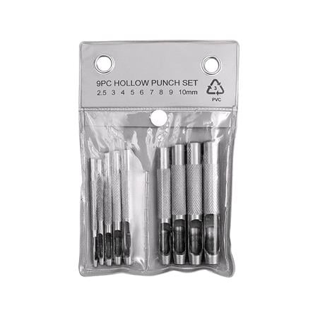 PUNCH SET 9PCS, 2.5 10MM