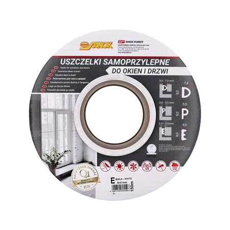 SEAL F.WINDOWS&DOORS EPDM T.E WHITE 150M