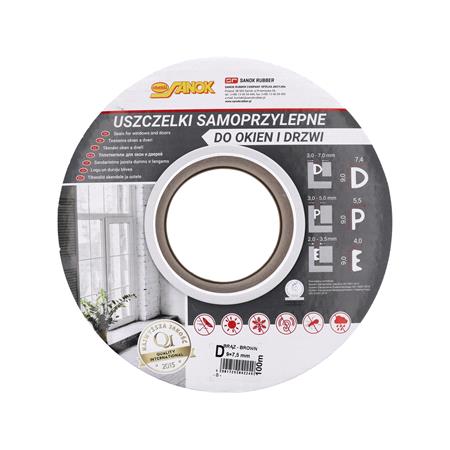 SEAL F.WINDOWS&DOORS EPDM T.D BROWN 100M