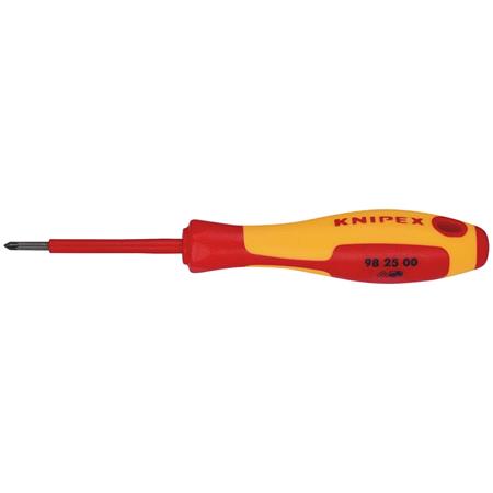 KNIPEX 76807 VDE Insulated Pozidriv Screwdriver, PZ0 x 60mm