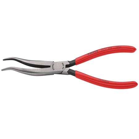 KNIPEX Mechanics' Bent Long Nose Pliers, 200mm