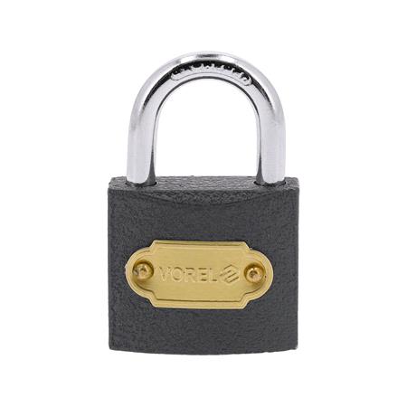 IRON PADLOCK 32MM   GREY