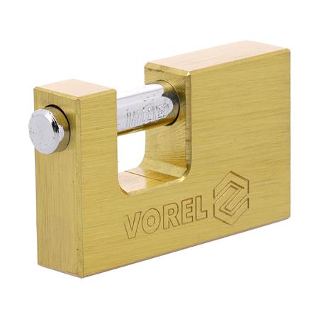 RECTANGULAR BRASS PADLOCK 65MM