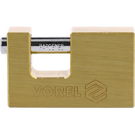 RECTANGULAR BRASS PADLOCK 75MM