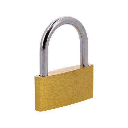 PLATED BRASS PADLOCK  50MM