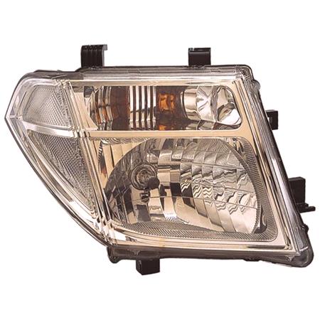 Right Headlamp (Halogen, Takes H4 Bulb, Supplied With Motor, Original Equipment) for Nissan PATHFINDER 2010 on