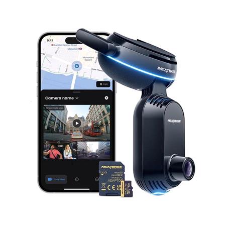 Nextbase iQ 4K Smart Dash Cam   4G and WiFi connectivity   AI Technology   1k resolution