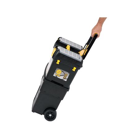 TROLLEY TOOL BOX W/ REMOVABLE ORGANIZER