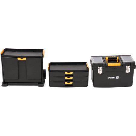 TROLLEY TOOL BOX 3 SEGMENTS