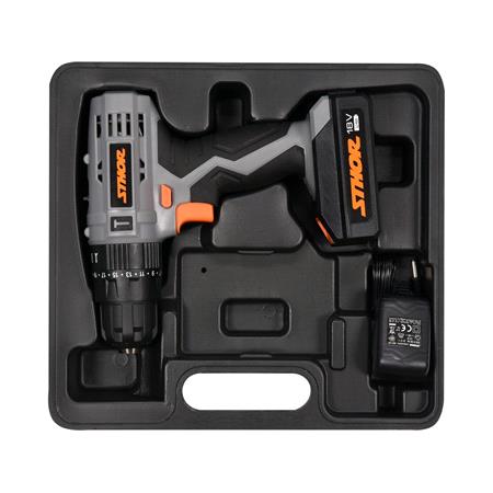 IMPACT DRILL DRIVER 18V + 1 BATTERY