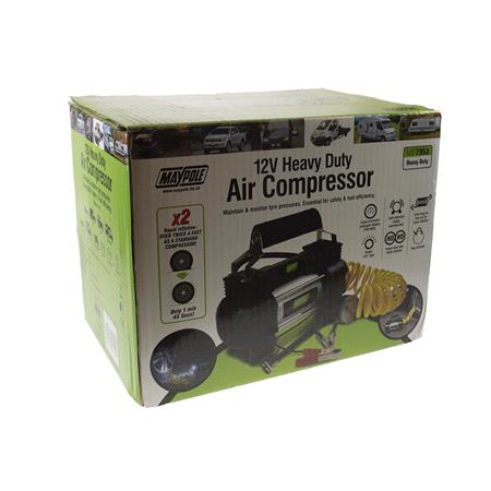 COMPRESSOR 12V. METAL CASE (HEAVY DUTY) ANALOGUE WITH LED