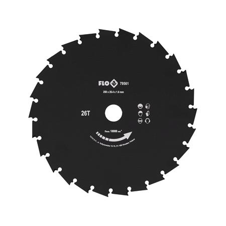 BRUSHCUTTER SAW BLADE 250MM / 25,4 MM